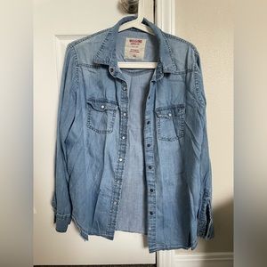 Mossimo Denim Boyfriend Shirt